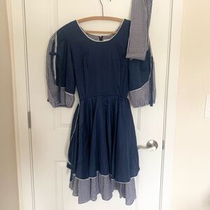🩷5/$25🩷Vintage Square Dance Dress & Sash